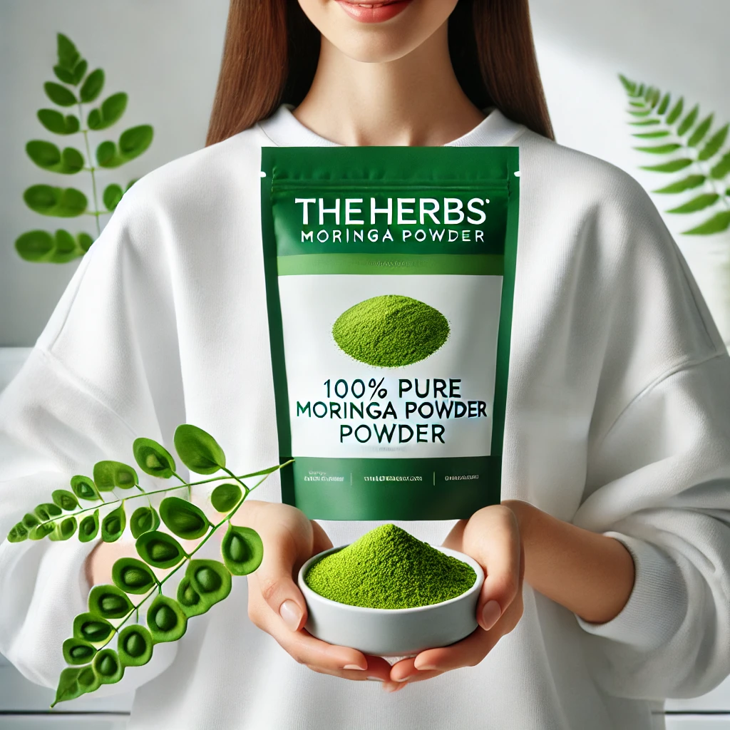 TheHerbs's 100% Pure Moringa Powder | Immunity Booster | Drumstick Leaf Powder | Natural Multi-vitamin | Anti-Oxidant | Good for Hair & Skin | Protein Rich - Image 3