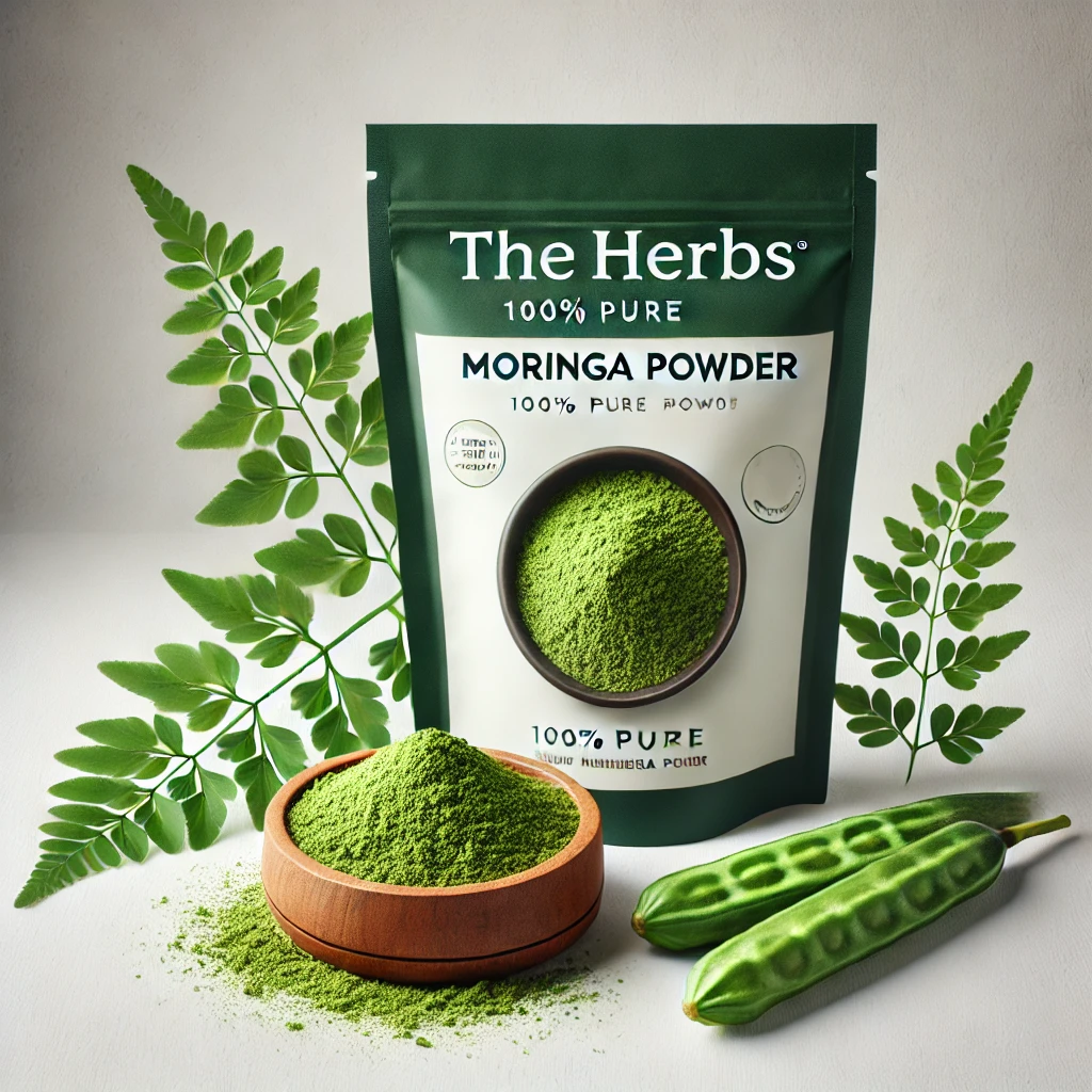 TheHerbs's 100% Pure Moringa Powder | Immunity Booster | Drumstick Leaf Powder | Natural Multi-vitamin | Anti-Oxidant | Good for Hair & Skin | Protein Rich - Image 2