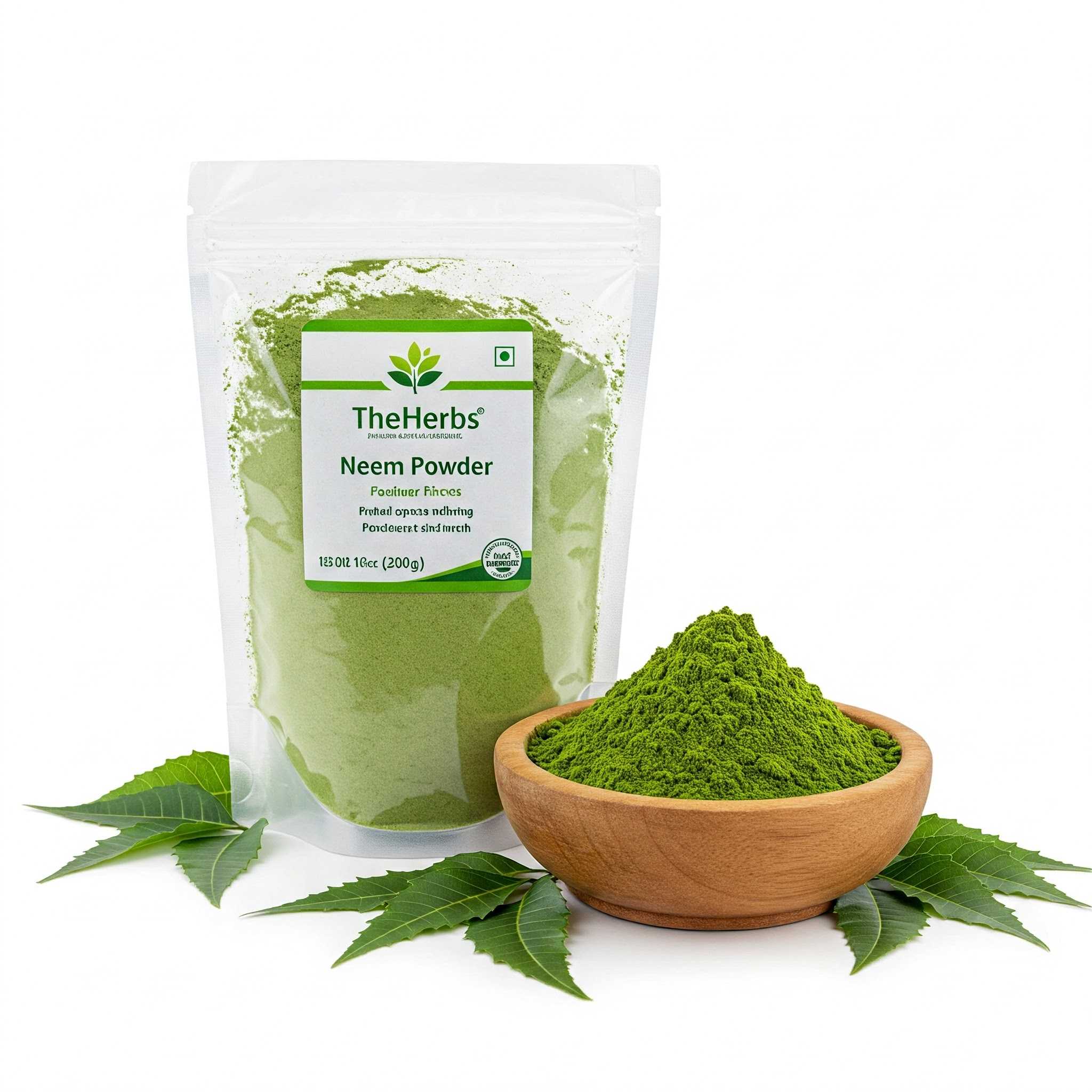 TheHerbs 100% Pure Neem Powder | Natural Detoxifier | Supports Immunity & Skin Health | Antibacterial & Antioxidant Properties | Promotes Healthy Hair & Scalp | 100% Natural & Chemical-Free - Image 4