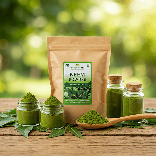 TheHerbs 100% Pure Neem Powder | Natural Detoxifier | Supports Immunity & Skin Health | Antibacterial & Antioxidant Properties | Promotes Healthy Hair & Scalp | 100% Natural & Chemical-Free
